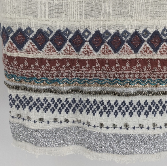 Urban Outfitters Ecote Cropped Embelished Tank Top - Picture 3 of 8